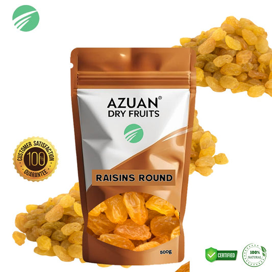RAISINS ROUND PREMIUM (KISHMISH) -500 GM