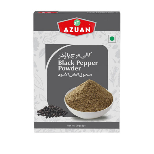 Azuan Black Pepper Powder – 25g Box