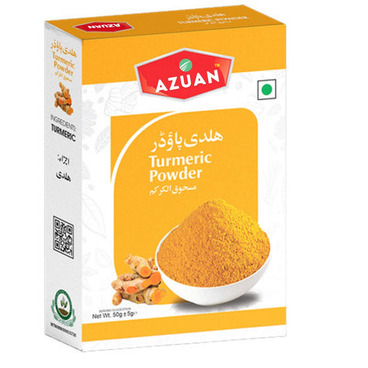Azuan Turmeric Powder – 50g Box